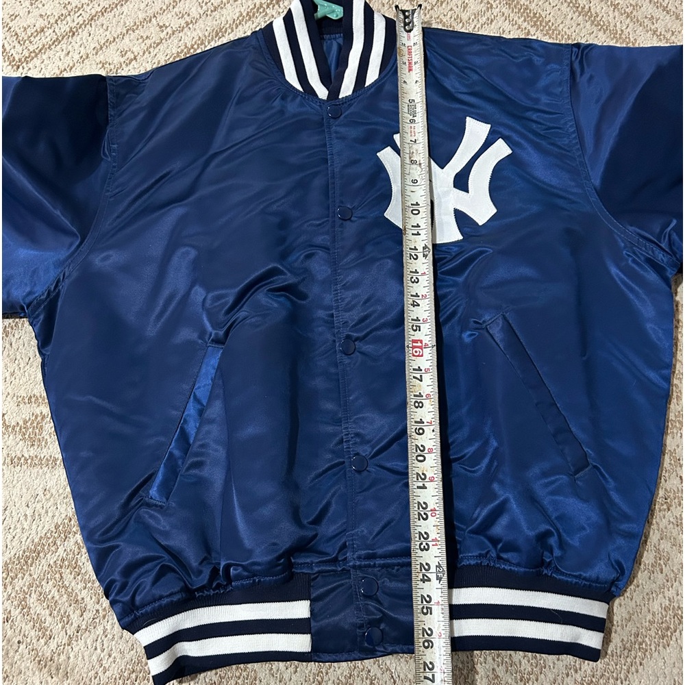 New York Yankees Vintage Satin Bomber Starter Jacket - Picture 5 of 6